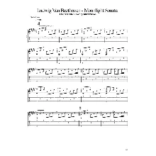 Табы Kfir Ochaion - Ludwig Beethoven - Moonlight Sonata