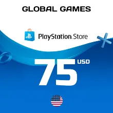 Карта PlayStation PSN 75 USD США КОД ПОПОЛНЕНИЯ