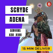 Scryde x50 x100 Адена Scryde, Купить адену +5%