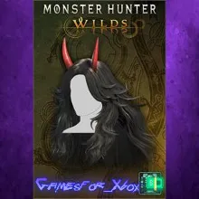 Hunter Layered Armor Oni Horns Wig XBOX DLC