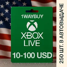 США XBOX [10-100]$ Подарочная карта оплаты код пополнен