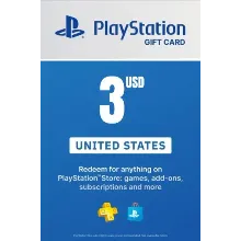 Playstation Network PSN $ 3 (USA)