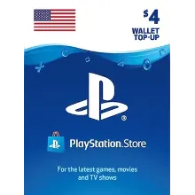 Playstation Network PSN $4 (USA) - без комиссии