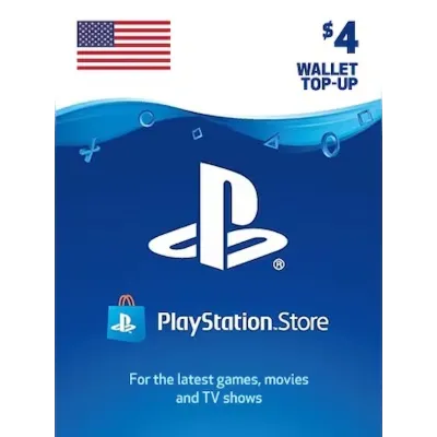 Playstation Network PSN $4 (USA) - без комиссии - irongamers.ru