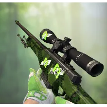AWP | Pit Viper С 4 СЛУЧАЙНЫМИ НАКЛЕЙКАМИ