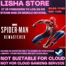 Marvel’s Spider-Man Remastered Стим Оффлайн на 90 дней