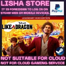 Yakuza Like a Dragon Legendary Hero Ed Стим на 90 дней