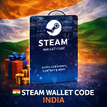Steam Код пополнения Индия 99 INR - 5000 INR