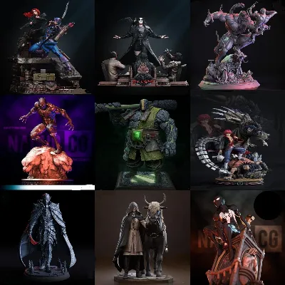3D МОДЕЛЬ 140 дизайнов STL Файл для 3D принтера - irongamers.ru