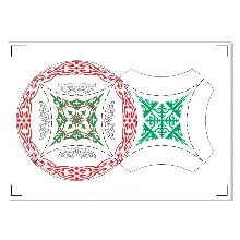 Бонбоньерка круглая CorelDRAW 2019 Graphic