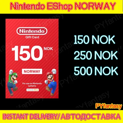 🔰Nintendo eShop Gift Card⭕150-250-500 NOK (NORWAY) - irongamers.ru
