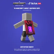 MINECRAFT TIKTOK CAPE МЕНЕСС КЕЙП КЛЮЧ