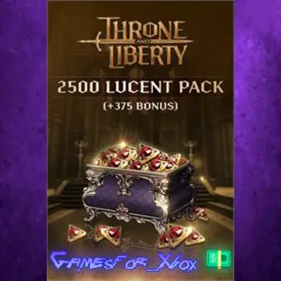 THRONE AND LIBERTY - 2,500 Lucent Pack +375 Bonus XBOX DLC - irongamers.ru