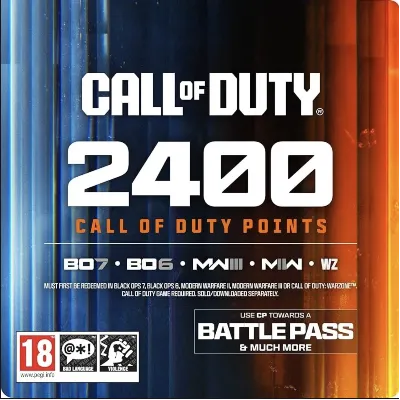 XBOX БЕЗ СМЕНЫ IP/ Call of Duty: Black Ops 7/Warzone - 2400 CP - irongamers.ru