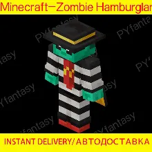 🔑Minecraft  Bedrock Edition 🎁- Zombie Hamburglar⭐️