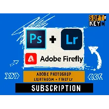 Adobe Photoshop + Lightroom + FireFly 1 / 3 месяца