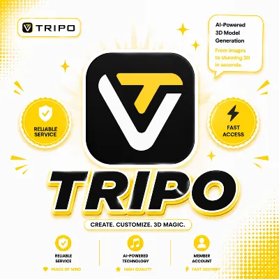 TRIPO 3D AI ПОДПИСКА 1 МЕСЯЦ - ЛЮБОЙ ПЛАН | Tripo3D - irongamers.ru