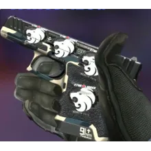 Glock-18 | Oxide Blaze С 4 СЛУЧАЙНЫМИ НАКЛЕЙКАМИ - irongamers.ru