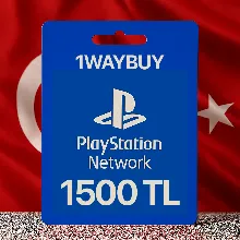 ТУРЦИЯ PlayStation Netwoк 1500 TRY Подарочная карта код