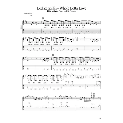Табы Kfir Ochaion - Led Zeppelin - Whole Lotta Love - irongamers.ru