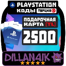 ⬜2500TRY Подарочные карты | PlayStation Турция Авто