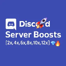 Discord | Server Boosts[4x, 6x, 8x, 10x, 12x, 14x]