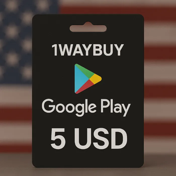 США ГУГЛ ПЛЕЙ 5 USD Подарочная карта код оплаты