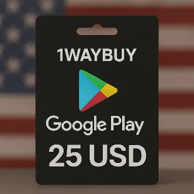 США ГУГЛ ПЛЕЙ 25 USD Подарочная карта код оплаты - irongamers.ru