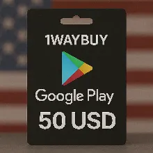 США ГУГЛ ПЛЕЙ 50 USD Подарочная карта код оплаты