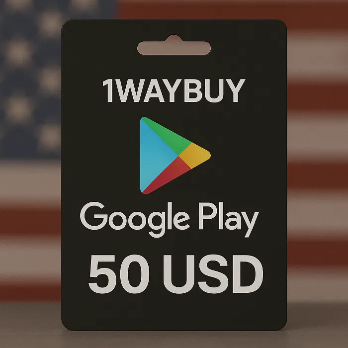 США ГУГЛ ПЛЕЙ 50 USD Подарочная карта код оплаты