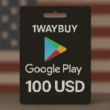 США ГУГЛ ПЛЕЙ 100 USD Подарочная карта код оплаты