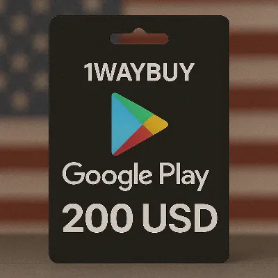 США🪁ГУГЛ ПЛЕЙ 200 USD🪁Подарочная карта код оплаты - irongamers.ru
