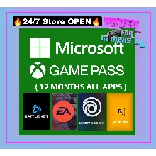 GAME PASS FOR PC 🕹️ All Benefits (EA/Ubisoft) 12months