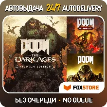 DOOM The Dark Ages Premium + Revelations DLC + DOOM Eternal + DOOM 2016