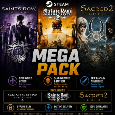 Saints Row 2, The Third,Sacred 2 / Steam /Offline - irongamers.ru