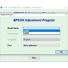 Epson L6460 L6490 Adjustment Program