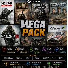 Sniper Ghost Warrior Contracts,Railroad,Sudden Strike 4,WRC 7 / Steam /Offline