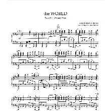 Ноты Animenz - the WORLD - Death Note OP1