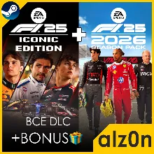 F1 25 - Iconic + 2026 Season Pack・STEAM・ГАРАНТИЯ