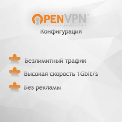 OpenVPN 1/3/6 Месяцев | Безлимитный | - irongamers.ru