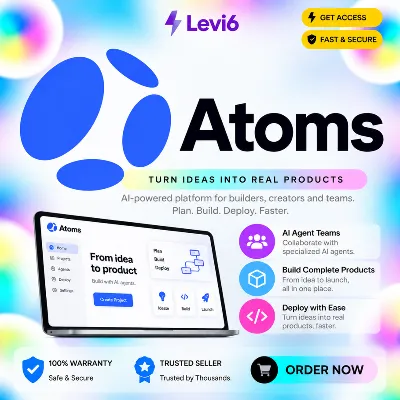 Atoms.dev — подписка Pro/Max на 1 месяц | ПОЛНАЯ ГАРАНТИЯ - irongamers.ru