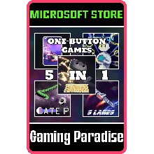 ONE BUTTON GAMES 5-IN-1 (FOR WINDOWS 10) PC (WIN) КЛЮЧ/