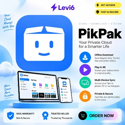 Подписка на аккаунт PikPak 1 месяц - irongamers.ru