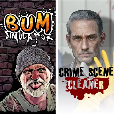 Bum Simulator & Crime Scene Cleaner XBOX Любой Акк - irongamers.ru