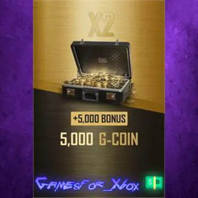 2025 Double G-Coin III 5,000 + 5,000 Bonus XBOX DLC