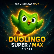 DUOLINGO SUPER / MAX 1 ГОД ПОДПИСКИ НА ВАШ АККАУНТ