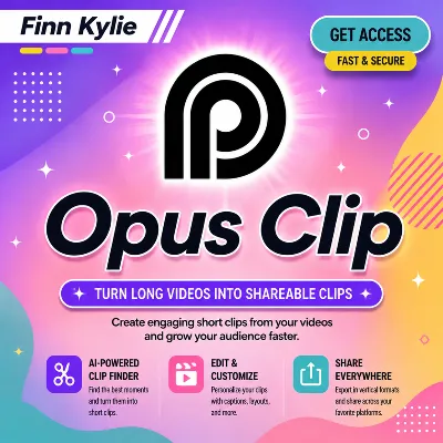 Подписка OpusClip PRO 7 ДНЕЙ (Бесплатная пробная версия Без баллов) Opus Clip - irongamers.ru