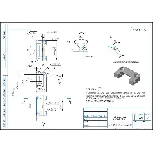 Рабочий чертеж и 3D-модель детали 
