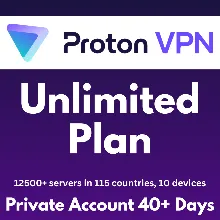 Proton VPN Unlimited 30 дней приватный аккаунт