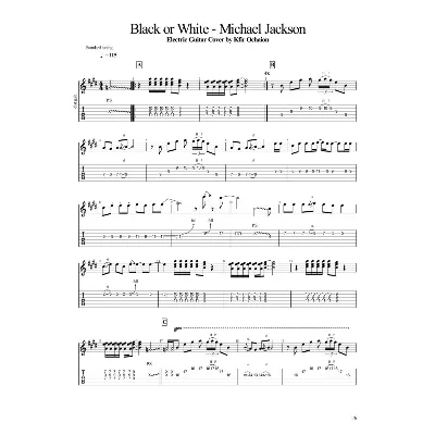 Табы Kfir Ochaion - Michael Jackson - Black or White - irongamers.ru
